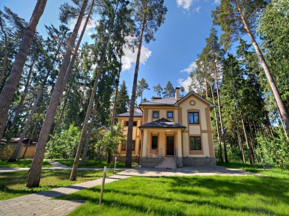 Аренда дома Никологорский (Коттон Вей) 850 м² Рублево-Успенское шоссе - Фасад - foto_fs