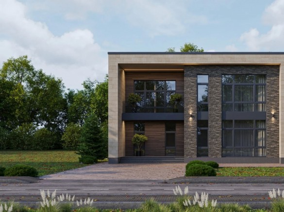 Продажа дома Сокольники-парк 327 м² Волоколамское шоссе - Фасад - foto_fs