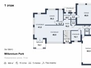 Продажа дома Millennium Park 850 м² Новорижское шоссе - 1 этаж - plan_1