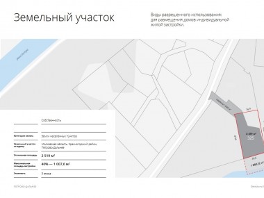 Продажа участка Бузланово 18 соток Новорижское шоссе - Пансионат Петрово-Дальнее - 58838